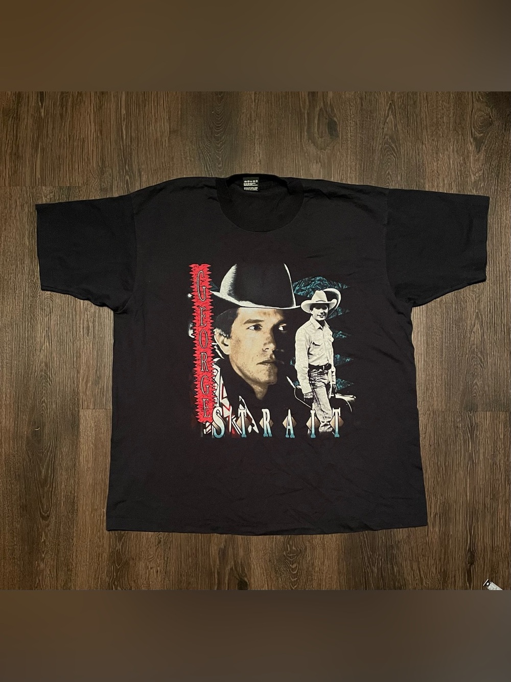 Vintage 1993 George Strait Concert T Shirt XXL Single Stitch Fruit of the Loom